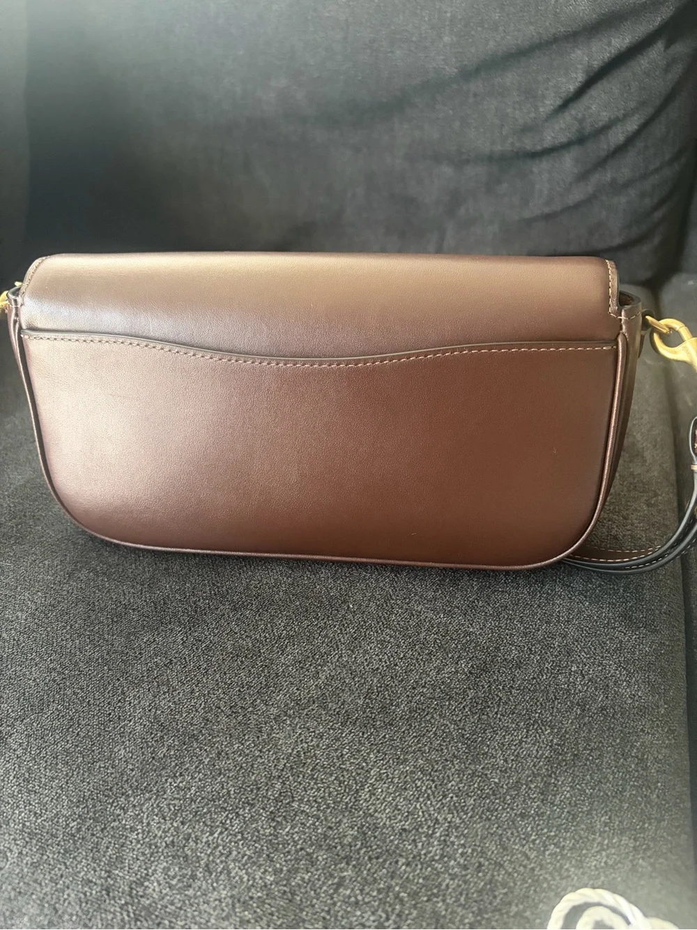 Coach brook flap chain bag